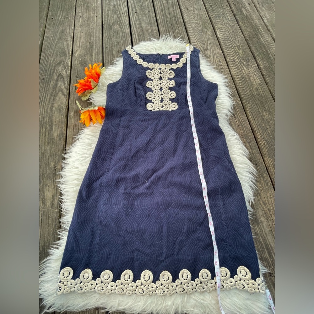 GORGEOUS navy dress Lilly Pulitzer - Picture 8 of 9
